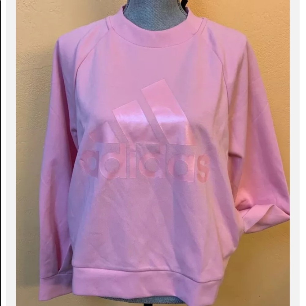 Adidas ladies glory sweatshirt w/pockets size medium